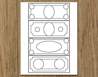 Participate in dollars Etsy image relating to Play Money Template Customizable known as Engage in funds Etsy